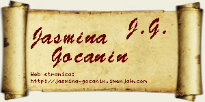 Jasmina Gočanin vizit kartica